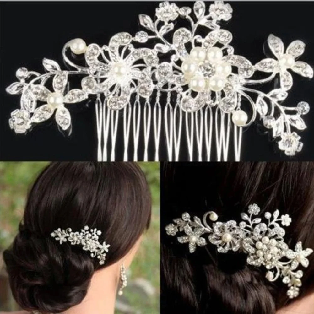 🌟 Beautiful Hair Comb Wedding Bridal Party